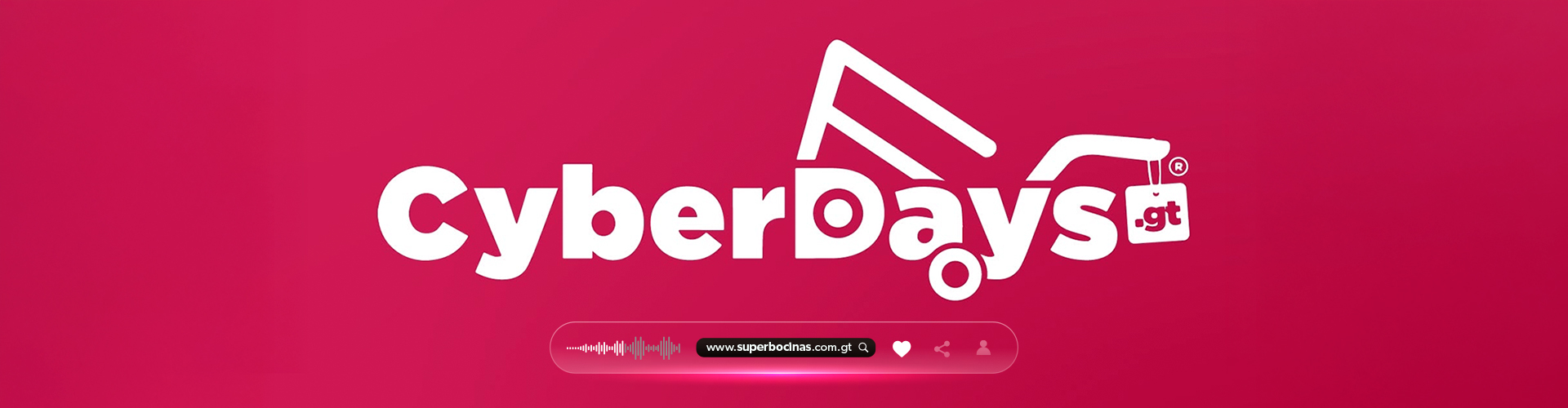Banner promocional Cyber Days Super Bocinas